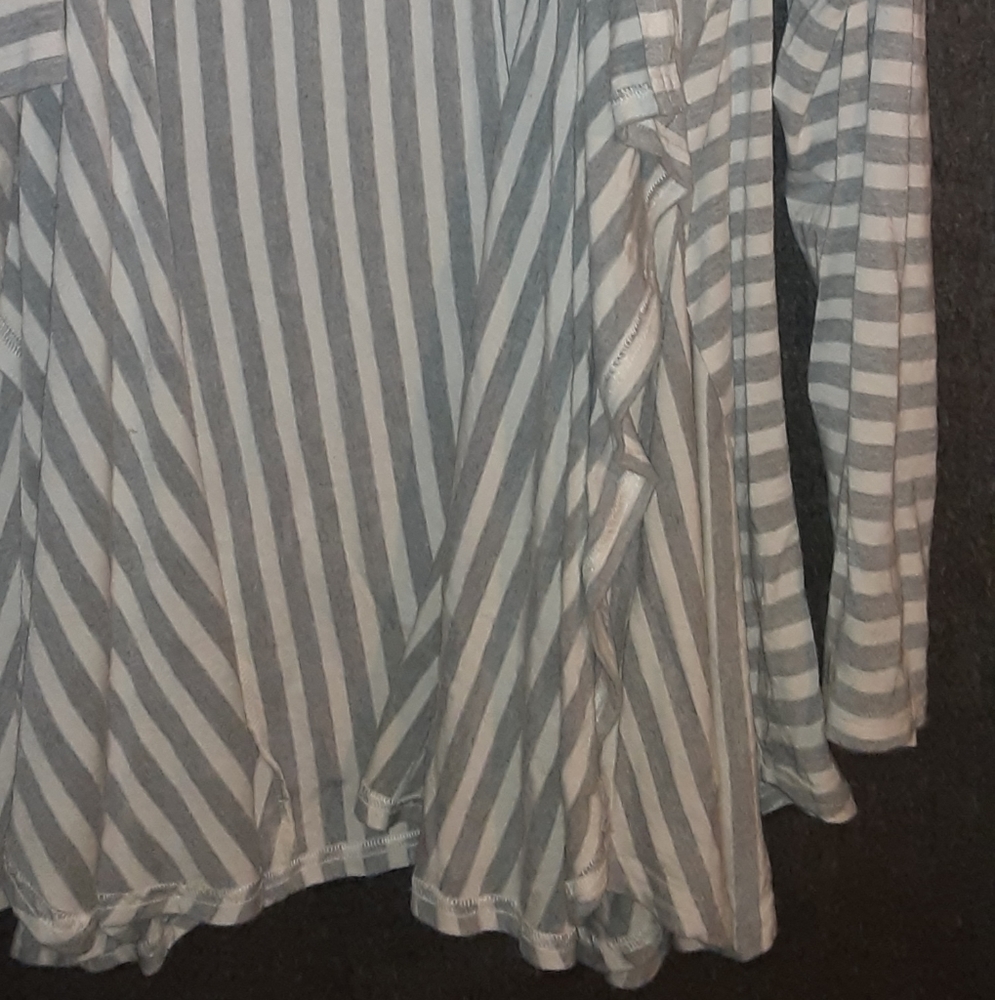 Niche XL striped cardigan gray white - Picture 7 of 7